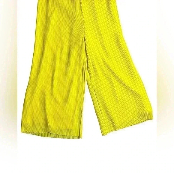 Solace London celie Wide Leg Fray Hem Cropped Trouser Pant Size 4 - Picture 3 of 6